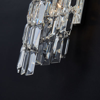 5.5'' Vortice 2 Light Silver Wall Sconce