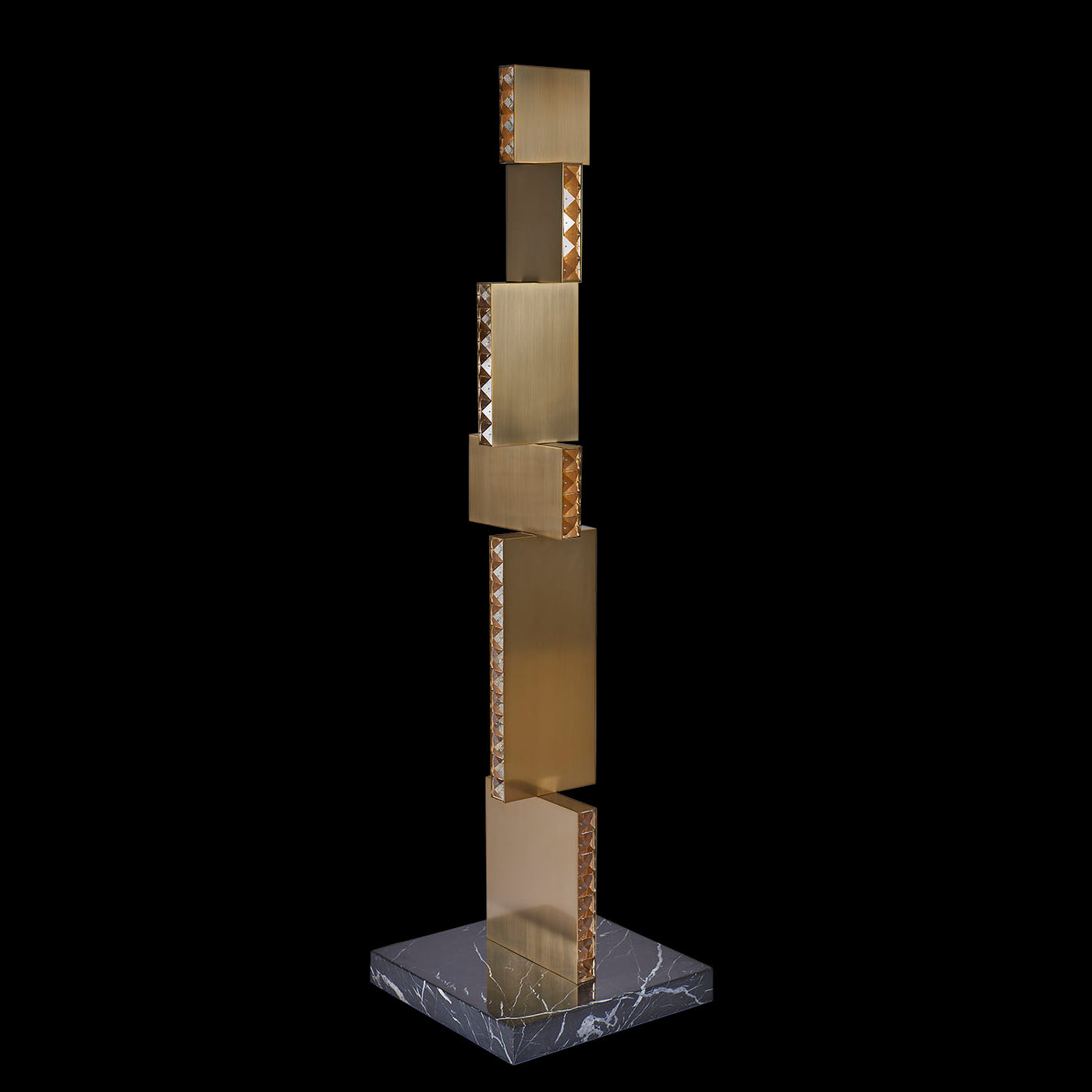 70'' Franco 1 Light Winter Brass Floor Lamp