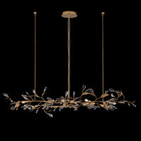 9.5'' Ramo 6 Light 24k Gold Linear Pendant