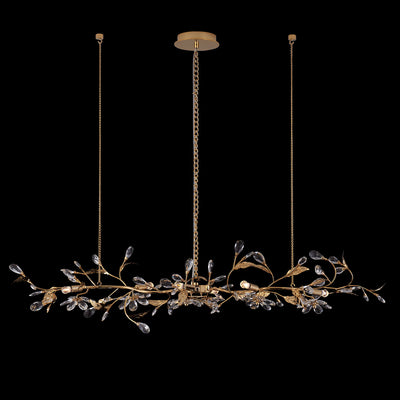 9.5'' Ramo 6 Light 24k Gold Linear Pendant