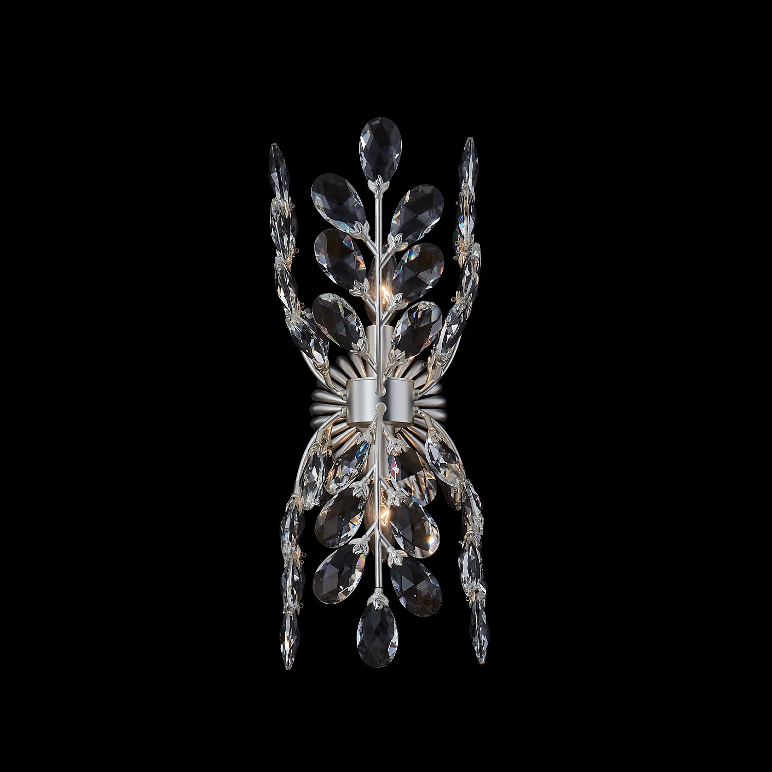 7'' Alloro 2 Light Pewter Wall Sconce