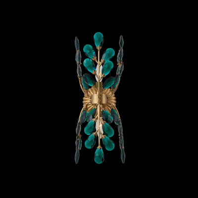 7'' Alloro 2 Light True Brass Wall Sconce