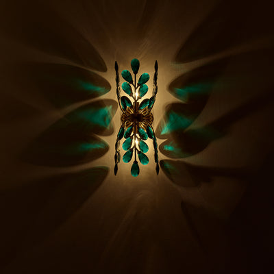 7'' Alloro 2 Light True Brass Wall Sconce