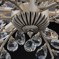 18'' Alloro 6 Light Pewter Chandelier