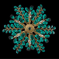 18'' Alloro 6 Light True Brass Chandelier