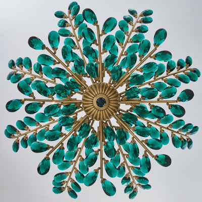 22.5'' Alloro 8 Light True Brass Chandelier