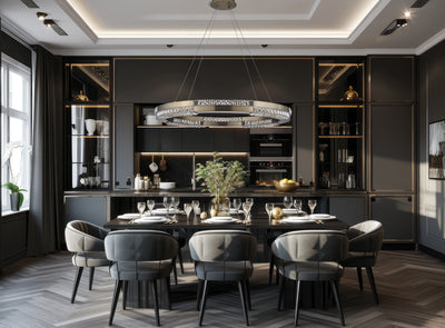 3'' Dama 1 Light Winter Brass Chandelier