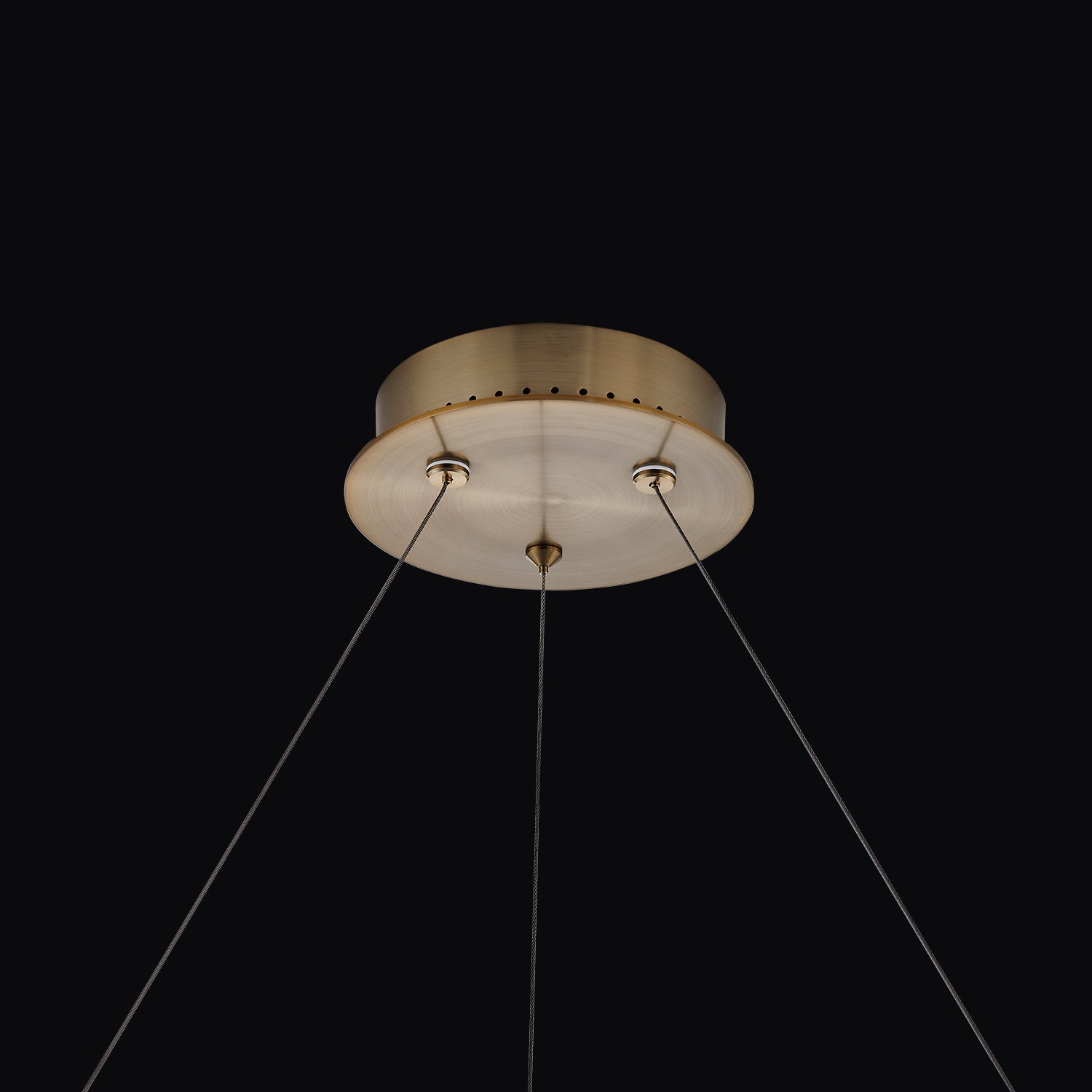 3'' Dama 1 Light Winter Brass Chandelier