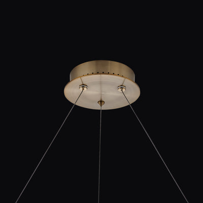 3'' Dama 1 Light Winter Brass Chandelier