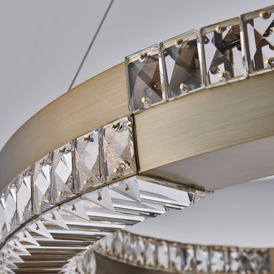 3'' Dama 1 Light Winter Brass Chandelier