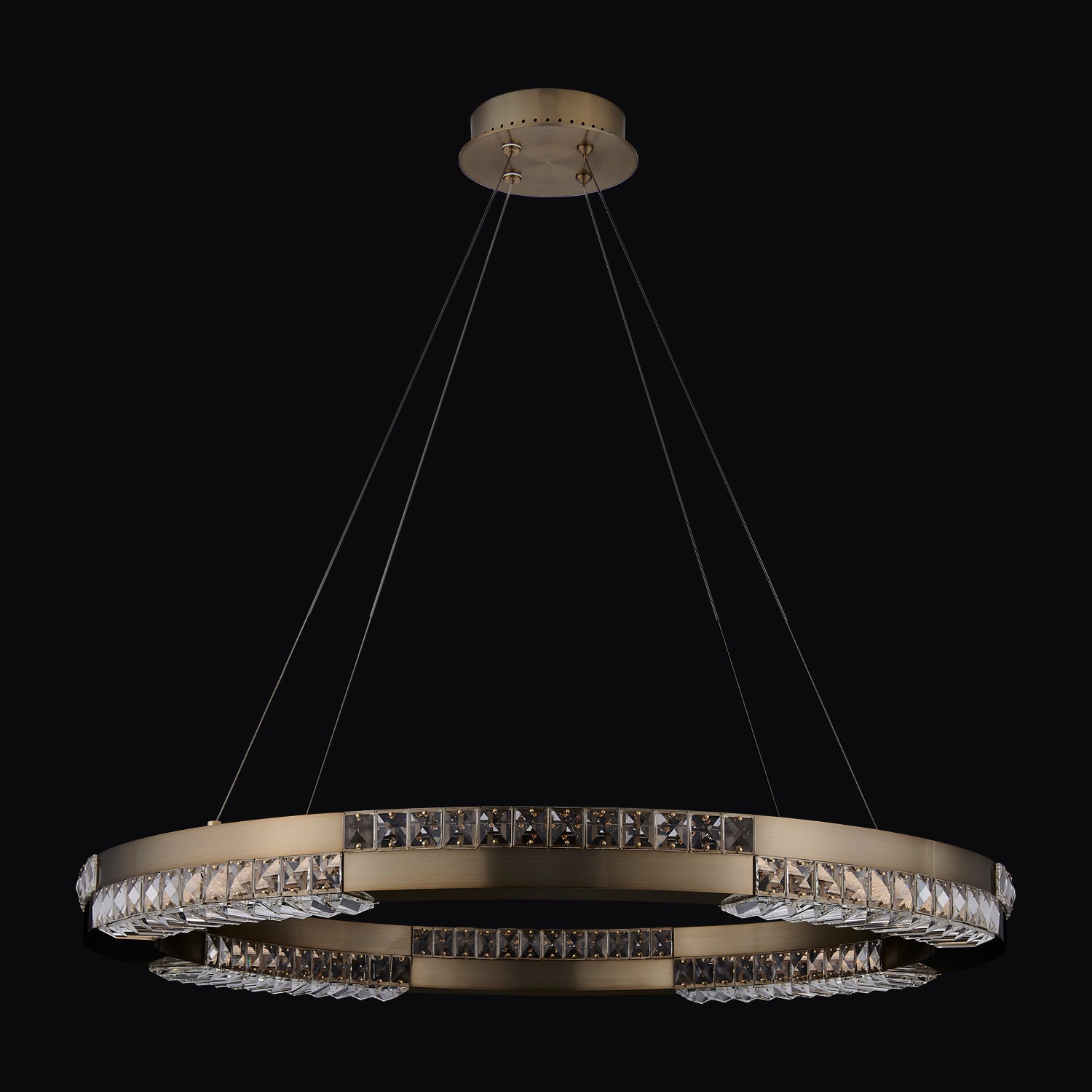 3'' Dama 1 Light Winter Brass Chandelier
