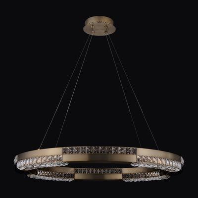 3'' Dama 1 Light Winter Brass Chandelier