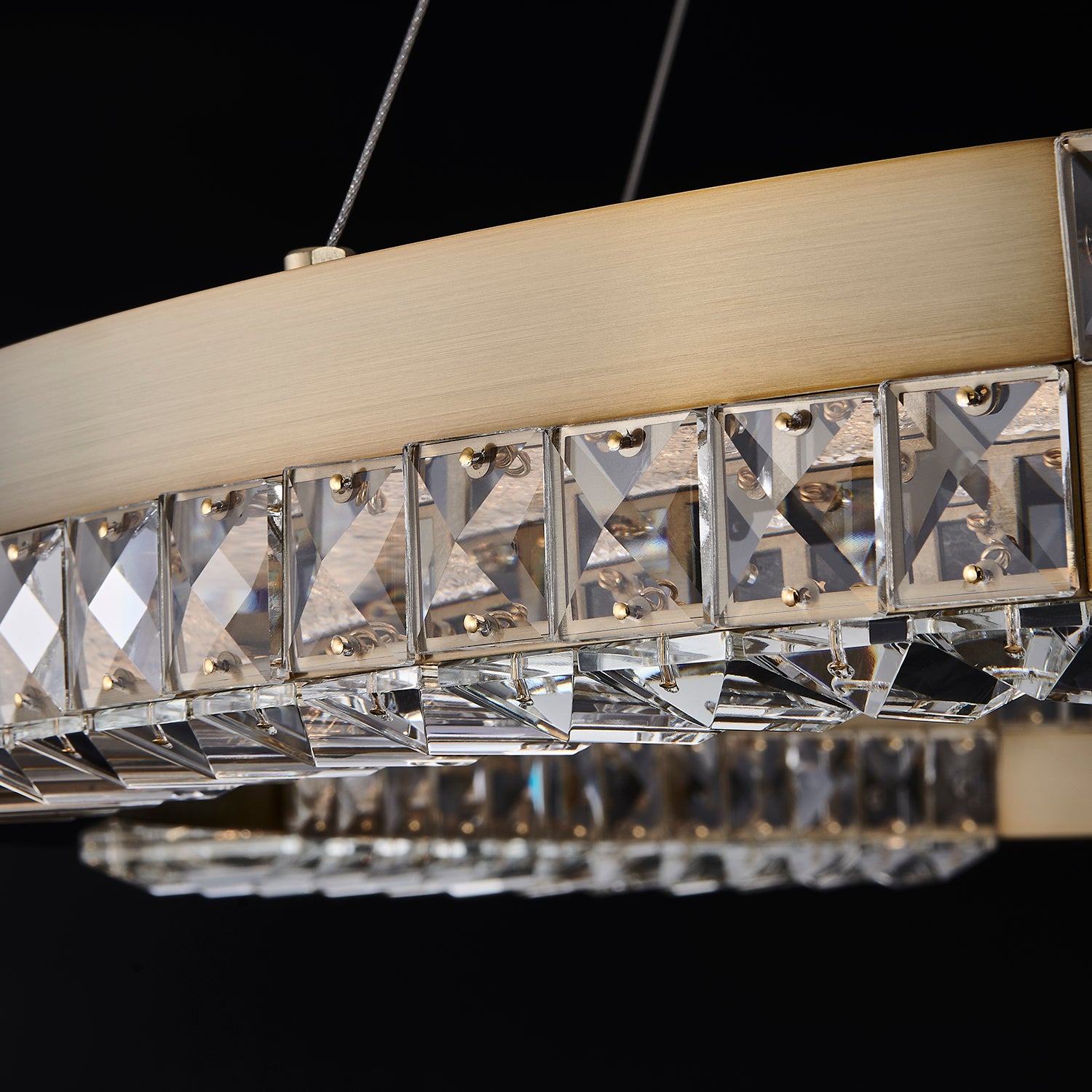3'' Dama 1 Light Winter Brass Chandelier