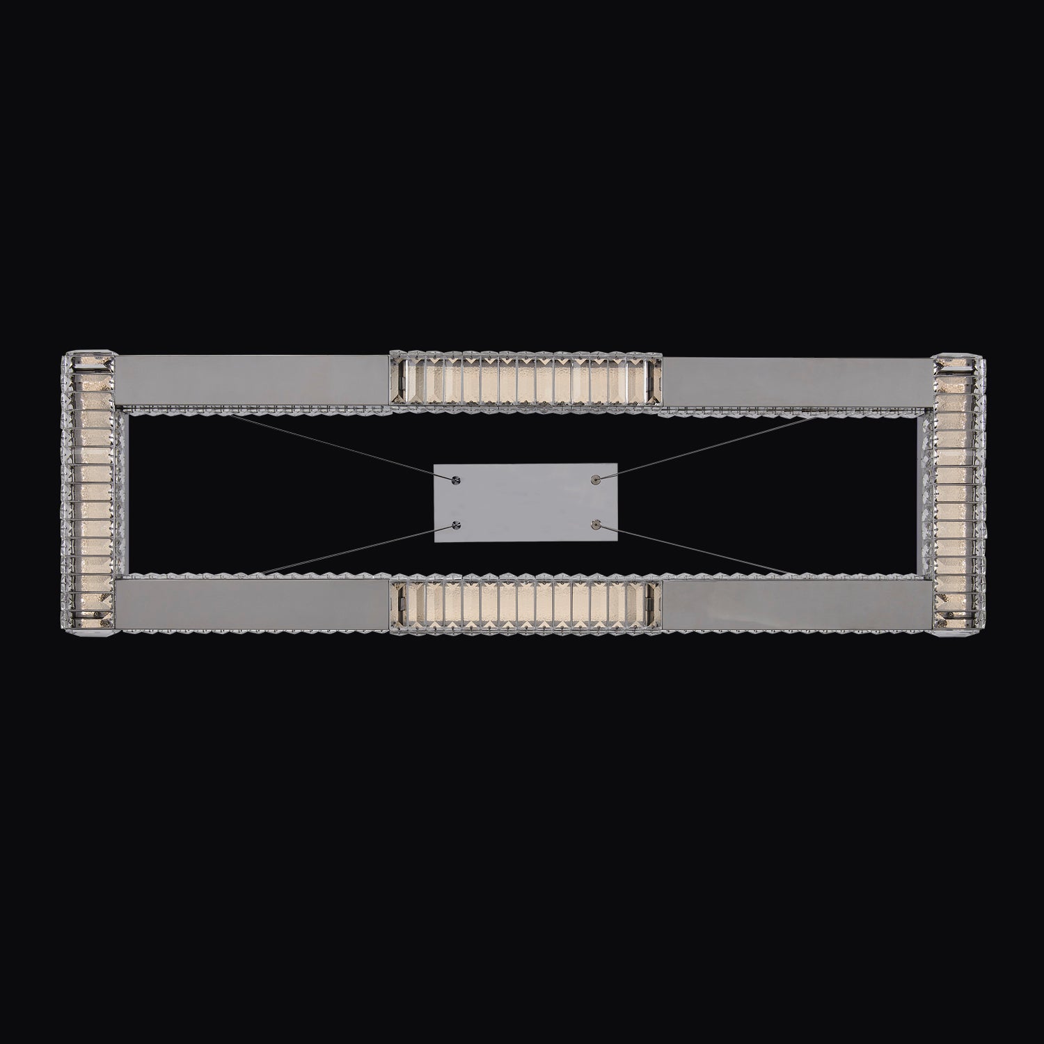 3'' Dama 1 Light Chrome Linear Pendant