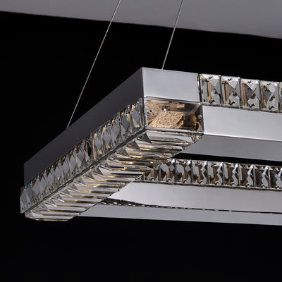 3'' Dama 1 Light Chrome Linear Pendant