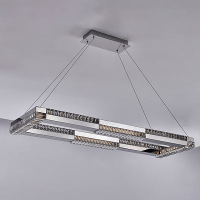 3'' Dama 1 Light Chrome Linear Pendant