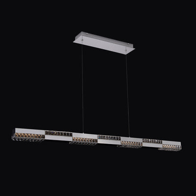 3'' Dama 1 Light Chrome Linear Pendant