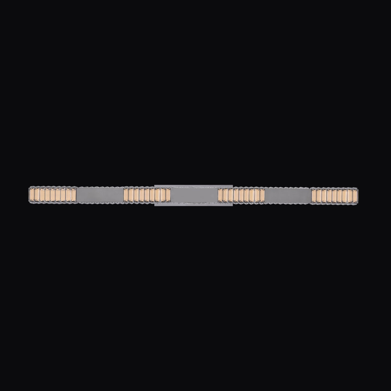 3'' Dama 1 Light Chrome Linear Pendant