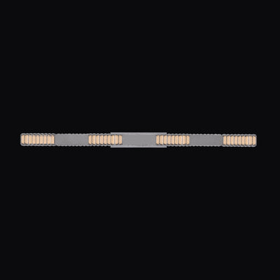 3'' Dama 1 Light Chrome Linear Pendant