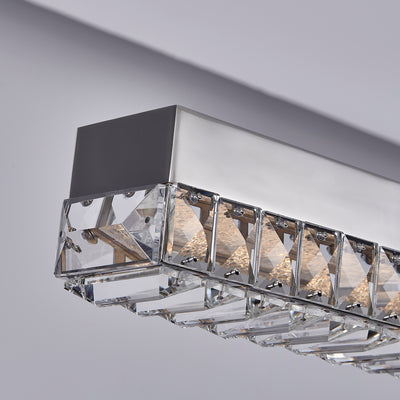 3'' Dama 1 Light Chrome Linear Pendant