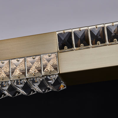 3'' Dama 1 Light Winter Brass Linear Pendant