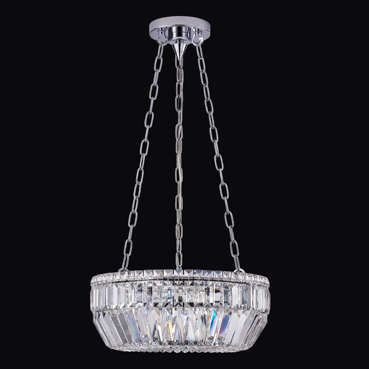 7'' Circolare 5 Light Chrome Pendant
