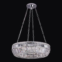 7'' Circolare 8 Light Chrome Chandelier