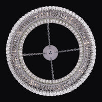 7'' Circolare 8 Light Chrome Chandelier