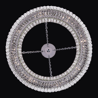 7'' Circolare 8 Light Chrome Chandelier