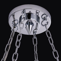 7'' Circolare 8 Light Chrome Chandelier