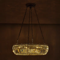 7'' Circolare 8 Light Chrome Chandelier