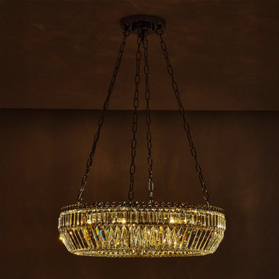 7'' Circolare 8 Light Chrome Chandelier