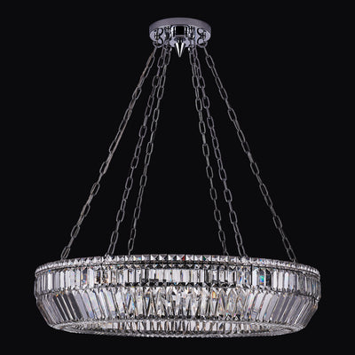7'' Circolare 12 Light Chrome Chandelier