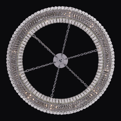 7'' Circolare 12 Light Chrome Chandelier