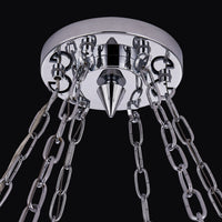 7'' Circolare 12 Light Chrome Chandelier