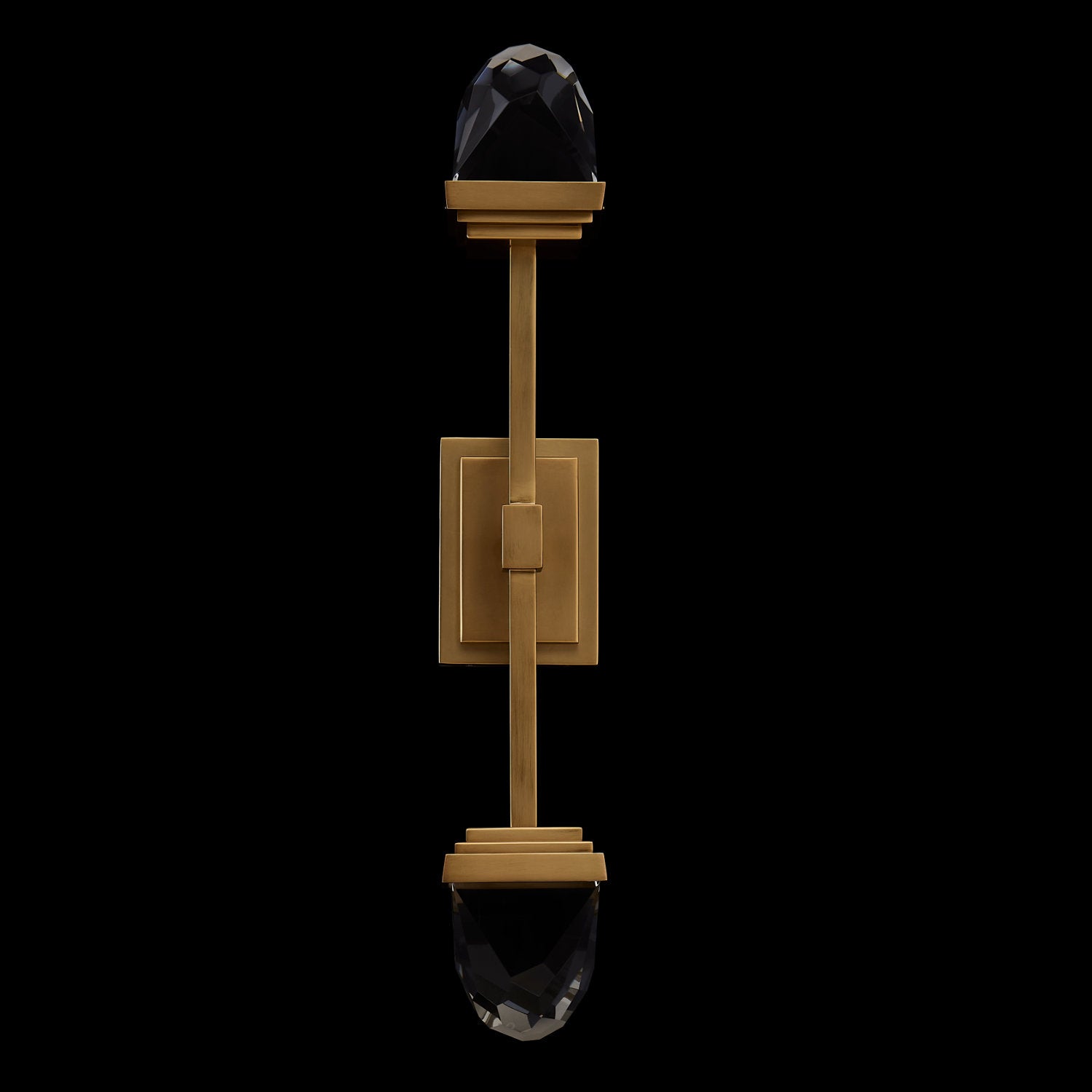 5'' Taglio 2 Light True Brass Wall Sconce