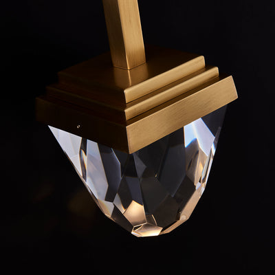 5'' Taglio 2 Light True Brass Wall Sconce