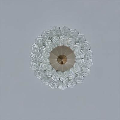 44'' Allungato 1 Light True Brass Pendant