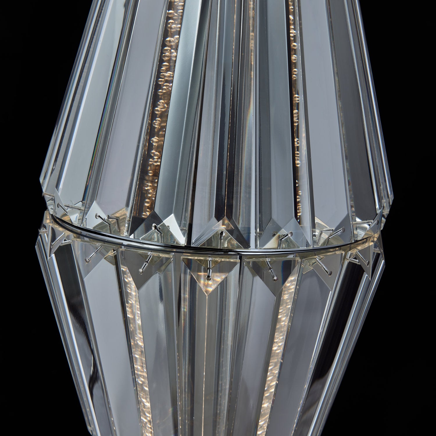 Allungato 3 Light True Brass Multi-Pendant