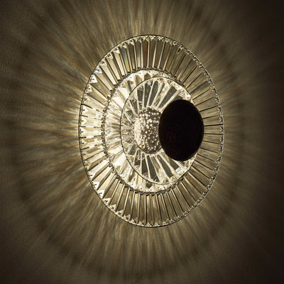 17'' Rosetta 1 Light Polished Nickel Wall Sconce