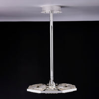 21'' Tempo 1 Light Silver Chandelier