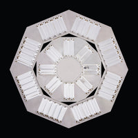 21'' Tempo 1 Light Silver Chandelier