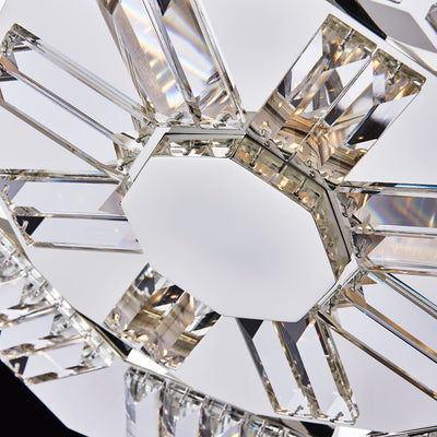 21'' Tempo 1 Light Silver Chandelier