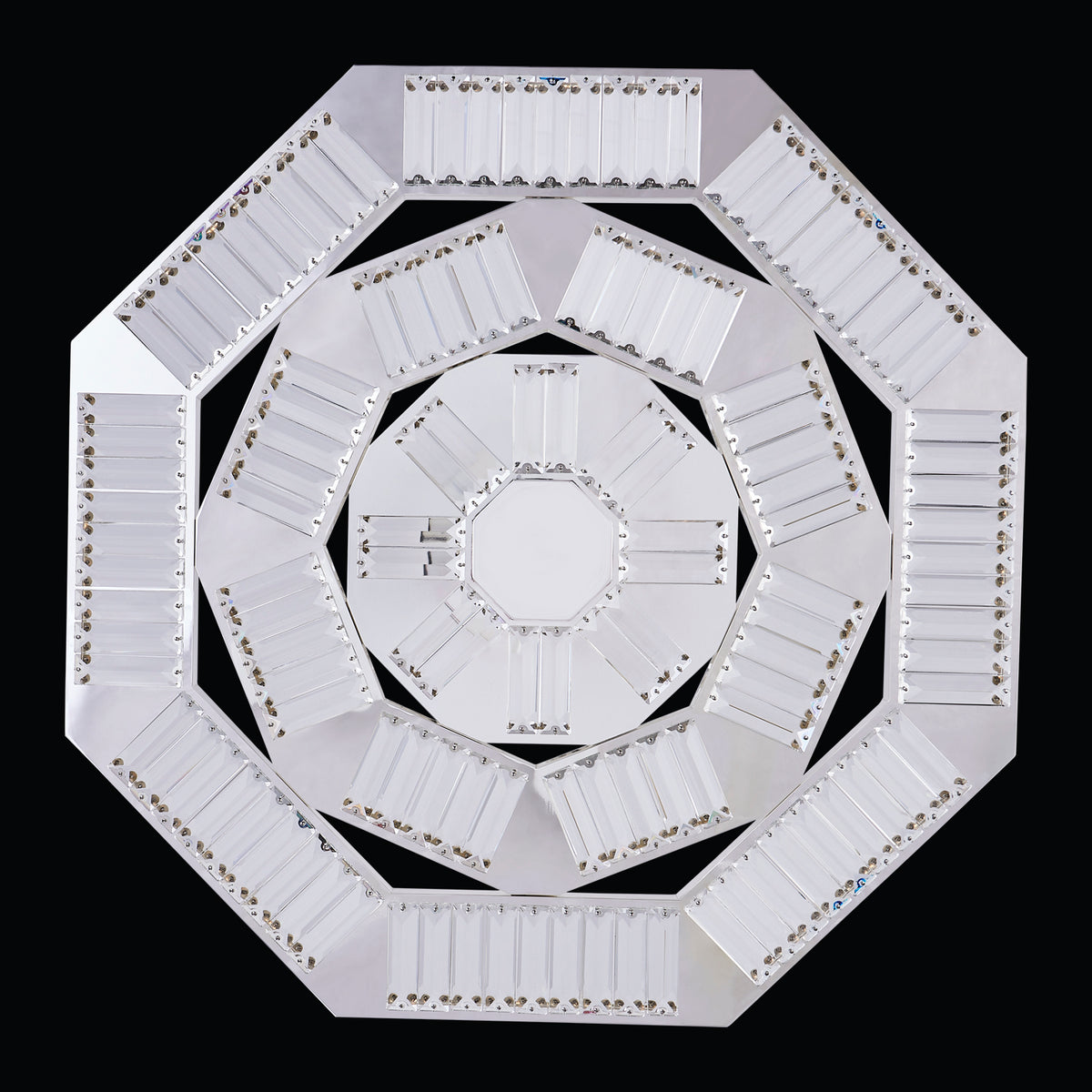30'' Tempo 1 Light Silver Chandelier