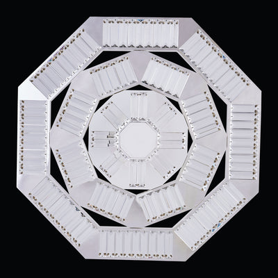 30'' Tempo 1 Light Silver Chandelier