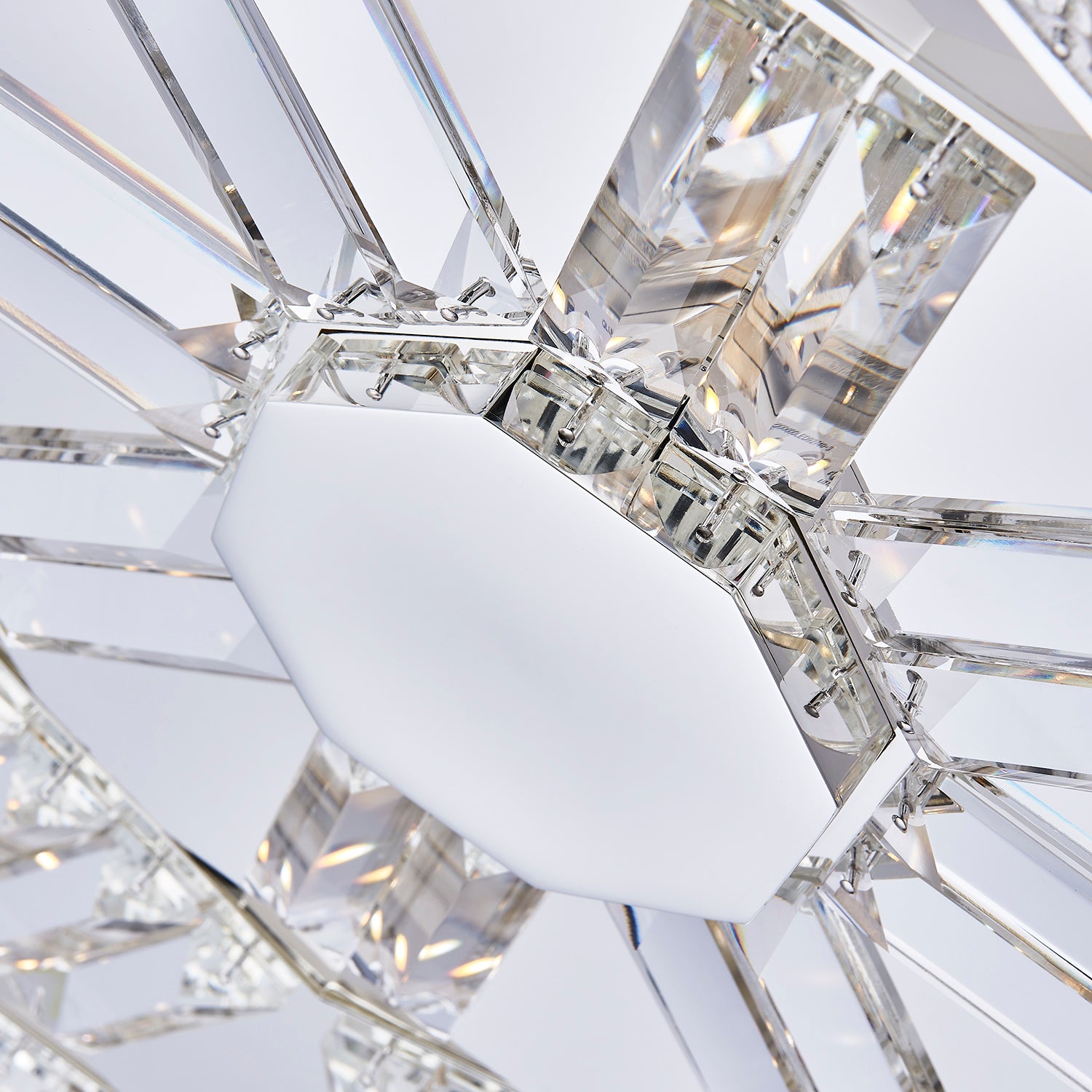 30'' Tempo 1 Light Silver Chandelier