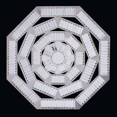 47'' Tempo 1 Light Silver Chandelier