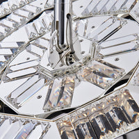 47'' Tempo 1 Light Silver Chandelier
