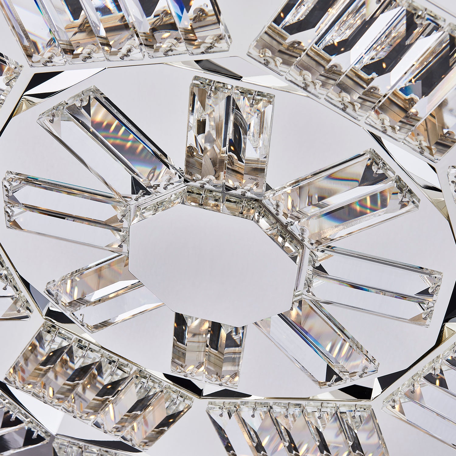 47'' Tempo 1 Light Silver Chandelier