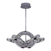 15'' Rotondo 1 Light Chrome Chandelier
